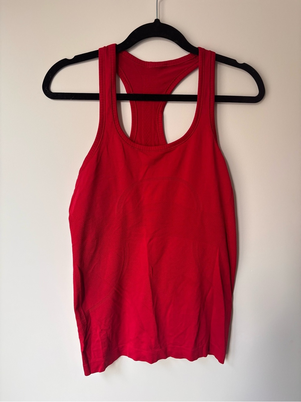 lululemon athletica Red Racerback Tank Top